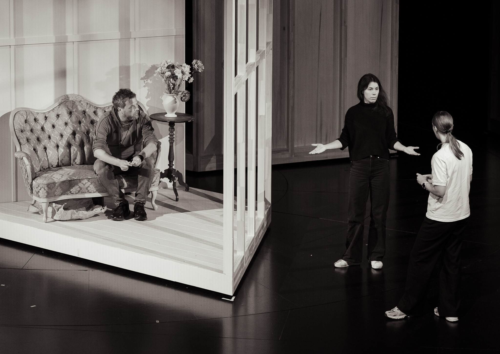 Hedda Gabler - bilder fra prøvene