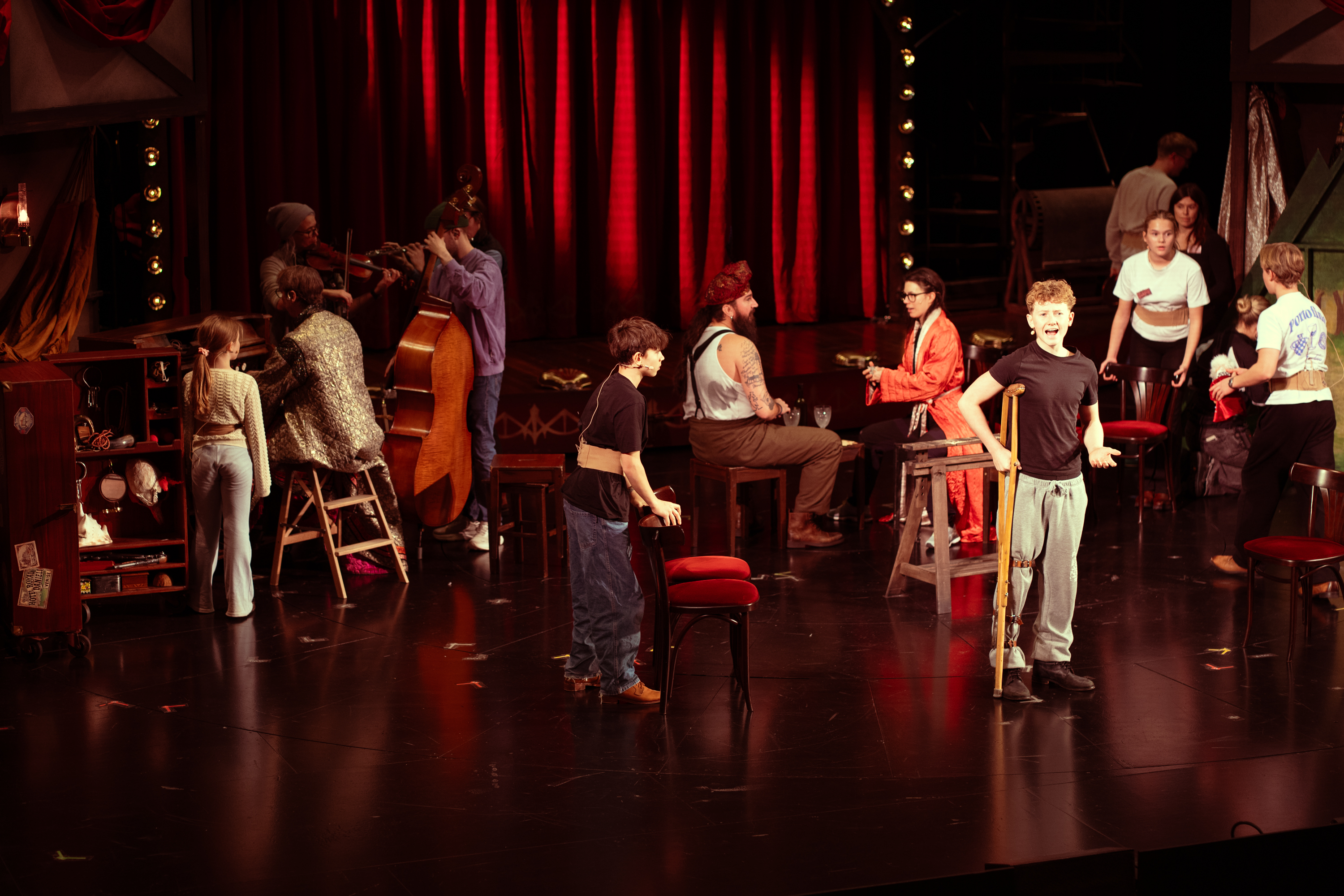 Prøver på Kristiania magiske tivolitheater