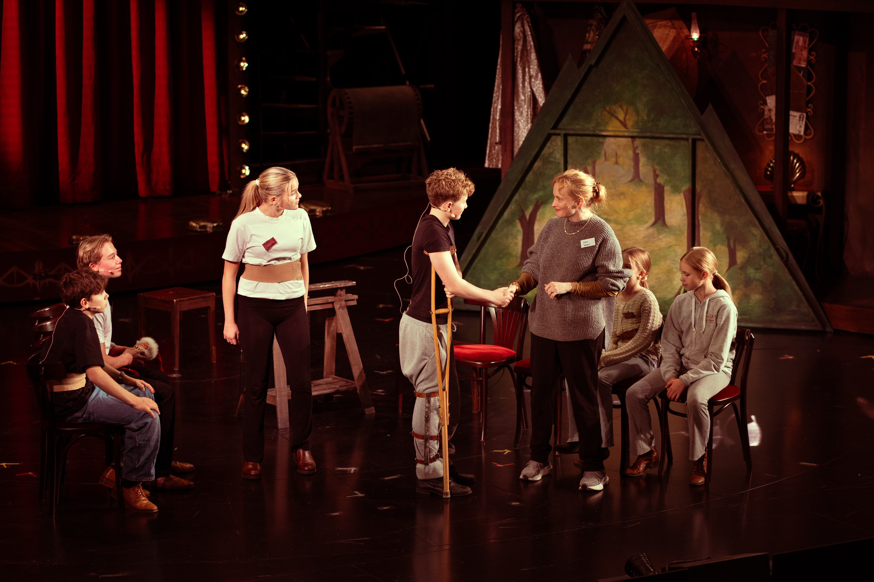 Prøver på Kristiania magiske tivolitheater