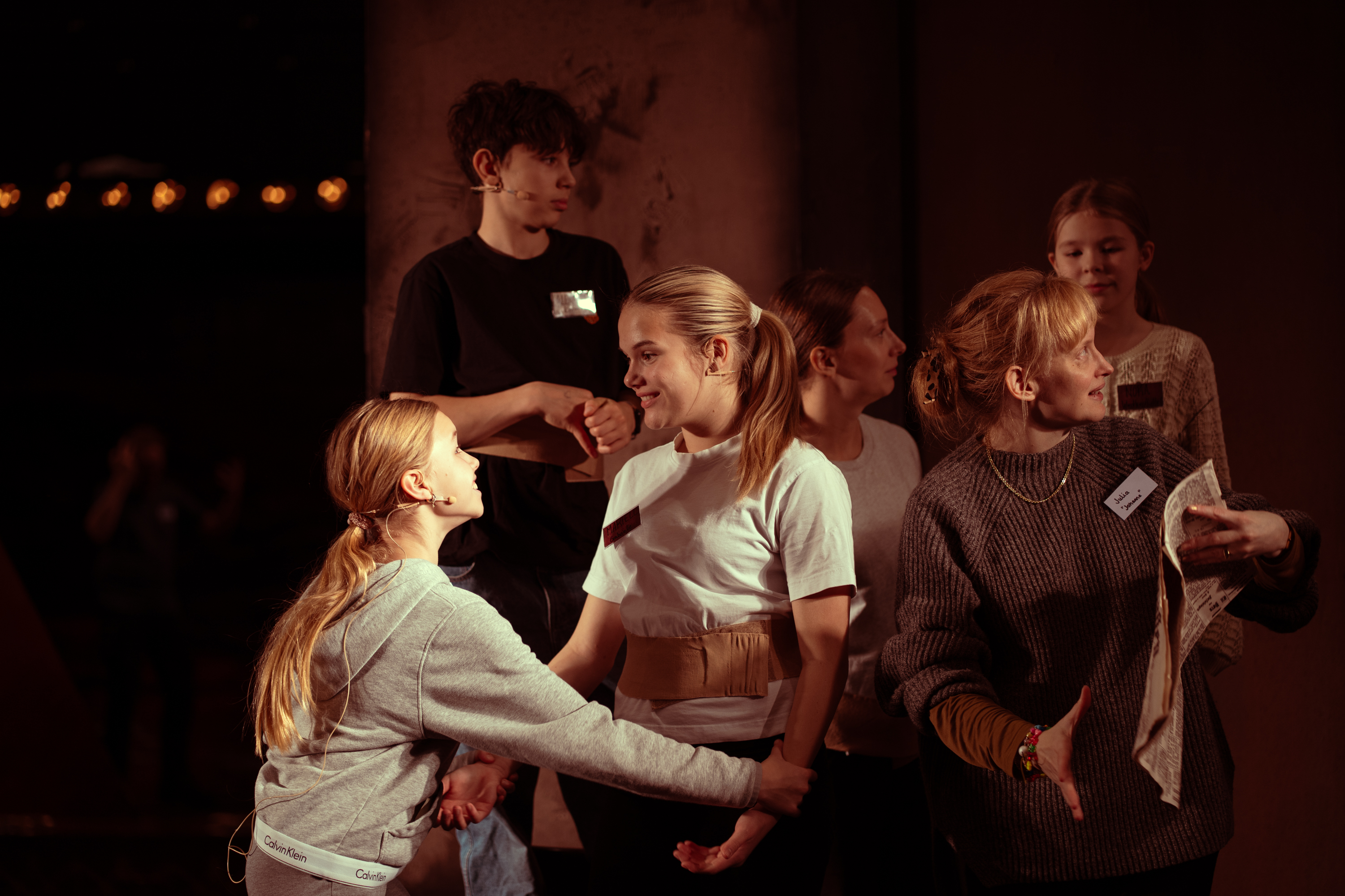 Prøver på Kristiania magiske tivolitheater