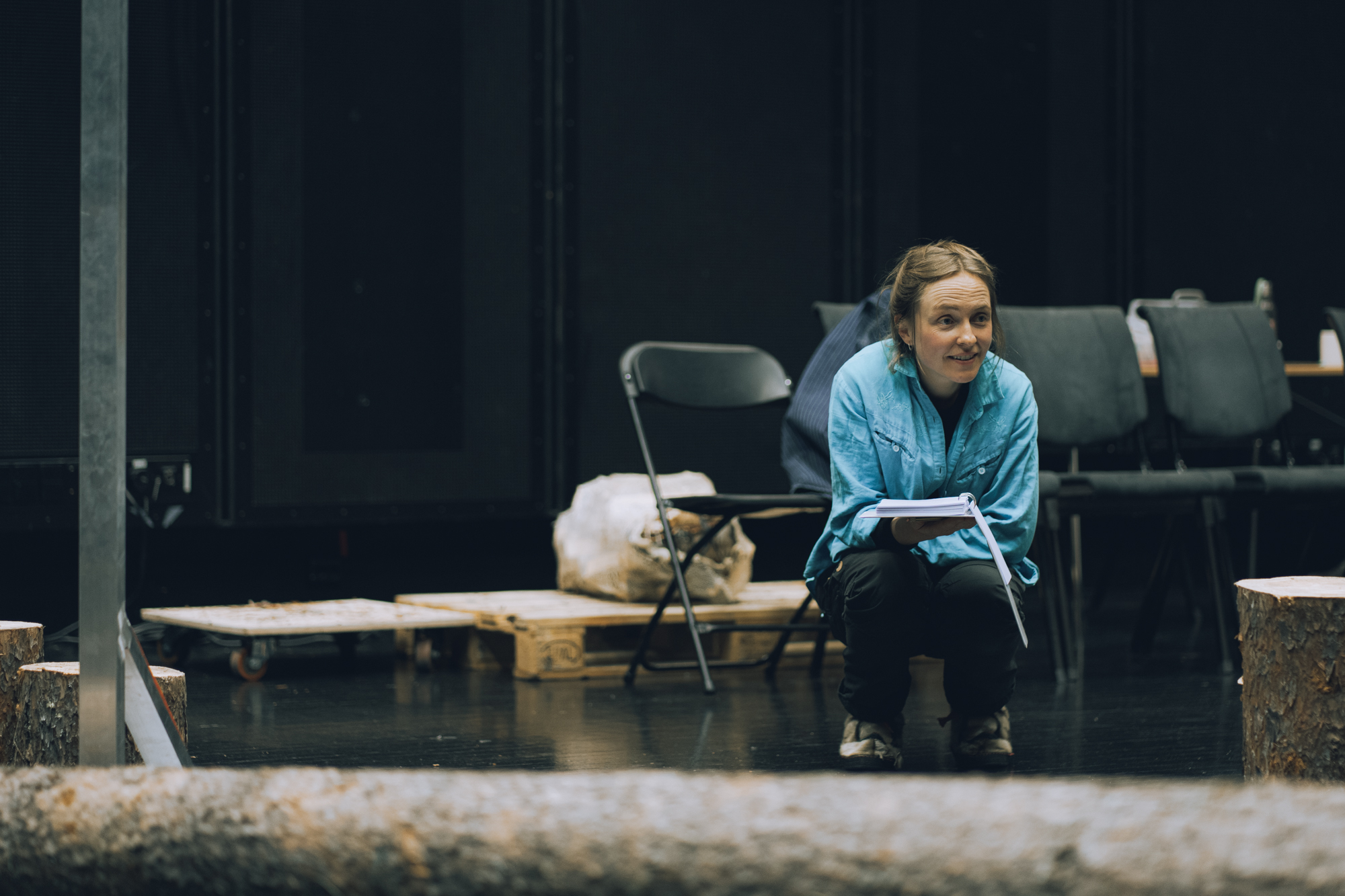 Gina L. Theodorsen på leseprøve