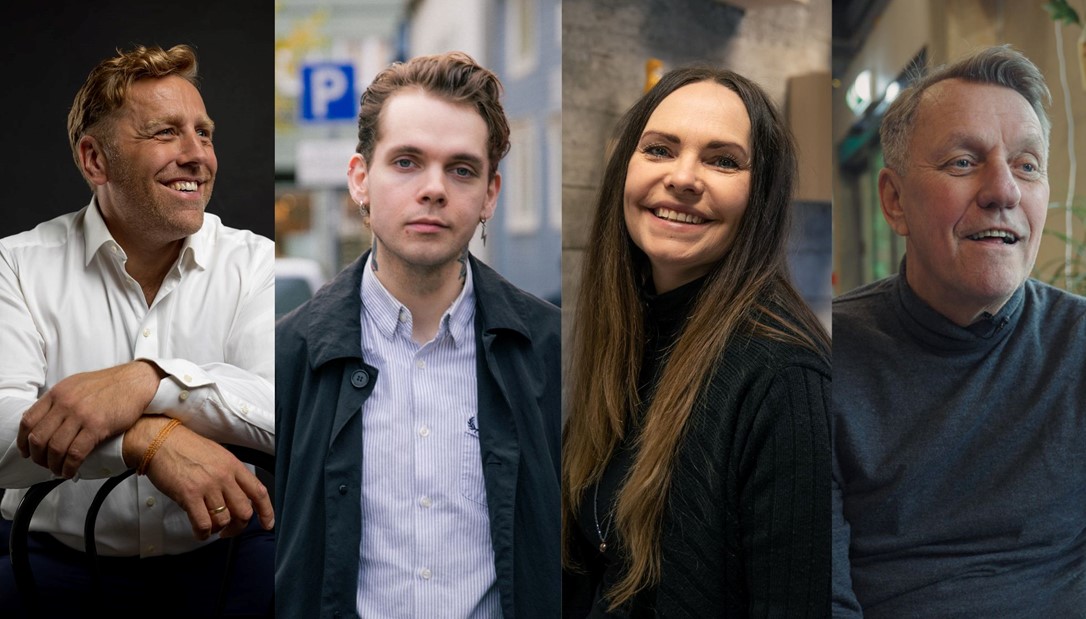 Jardar Johansen, Mads Ystmark, Marianne Saus og Gunnar Wilhelmsen gleder seg til å se PUSSYCATS! -En delvis sann historie om å drømme stort. 