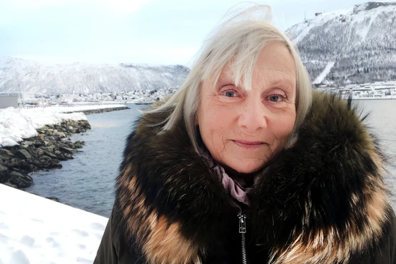Helle Ottesen utenfor Hålogaland Teater