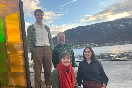 Bak: Espen Mauno, Kristian Figenschow Foran: Heidi Lekang, Catharina Bilsbak