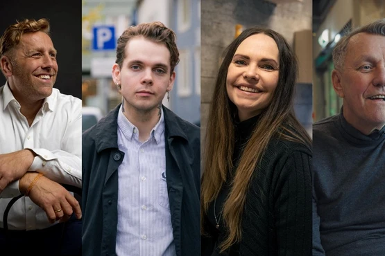 Jardar Johansen, Mads Ystmark, Marianne Saus og Gunnar Wilhelmsen gleder seg til å se PUSSYCATS! -En delvis sann historie om å drømme stort. 